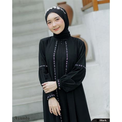 Jual KOMBINASI ELEGAN AYUNDA DRESS GAMIS OUTER MENYATU DENGAN