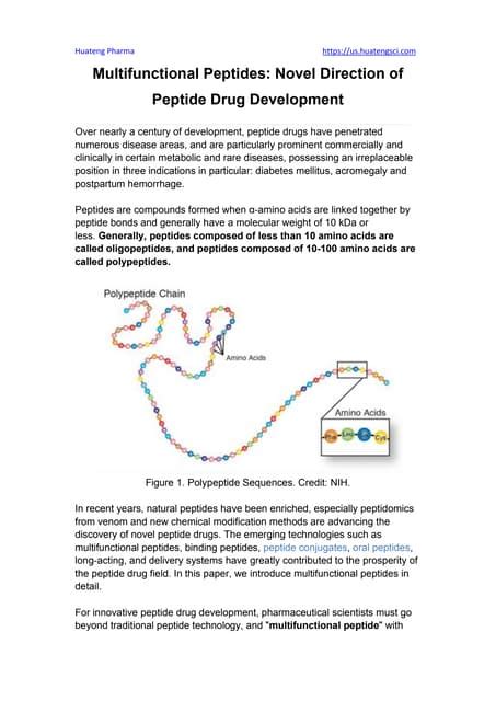 Multifunctional Peptides Novel Direction of Peptide Drug Development.pdf