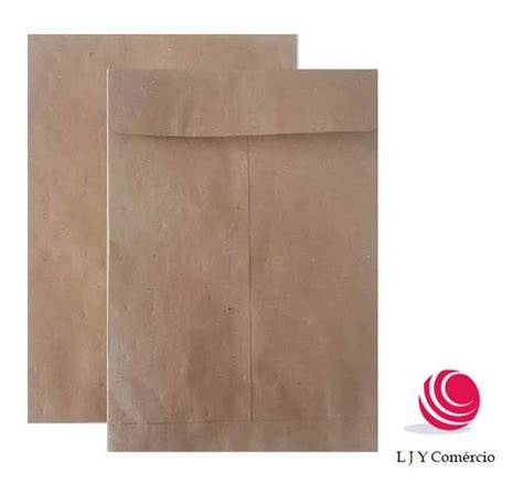 Envelope A Saco Kraft Pardo Kn X Cm Envelopes Mercadolivre