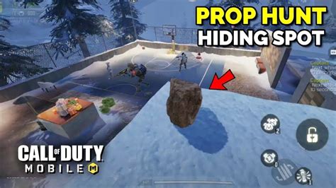 BEST HIDING SPOTS IN CALL OF DUTY MOBILE PROP HUNT YouTube