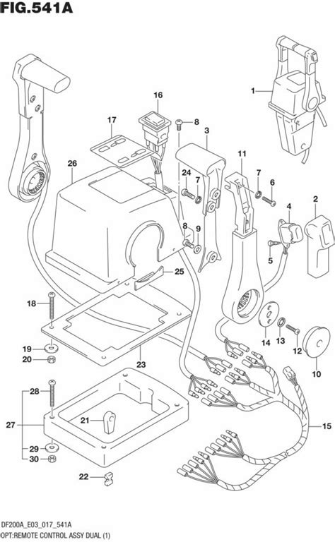 OPT Remote Control Assy Dual 1 Precision Marine