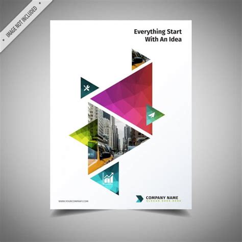 Geometric Brochure Design Eps Vector Uidownload