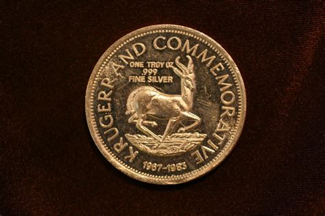 1 oz. .999 Silver Krugerrand Commemorative Coin