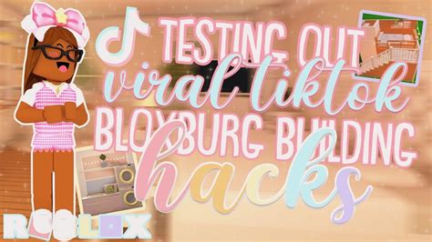 Bloxburg Building Hacks From Tiktok Viral Youtube