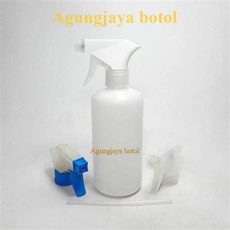 Jual Botol Pet 500 Ml Handsanitizer Natural Hdpe Tutup Trigger Sprayer