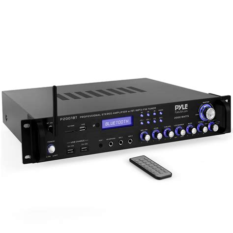 Pyle Multi Channel Bluetooth Preamplifier Receiver Watt Audio