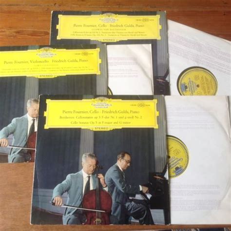 Popsike Rare Fournier Gulda Beethoven Cello Works First German