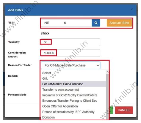 Step By Step Guide For Off Market Sale Of Shares Using Cdsl