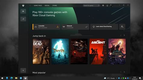 A Quick Look At Xbox Game Pass Cloud Streaming XCloud On The Xbox PC