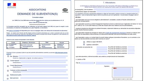 2022 03 01 Nouveau Formulaire De Demande De Subvention