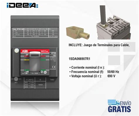 Interruptor Abb Sace Tmax Xt1c 160 de 32 Ampers Mebuscar México