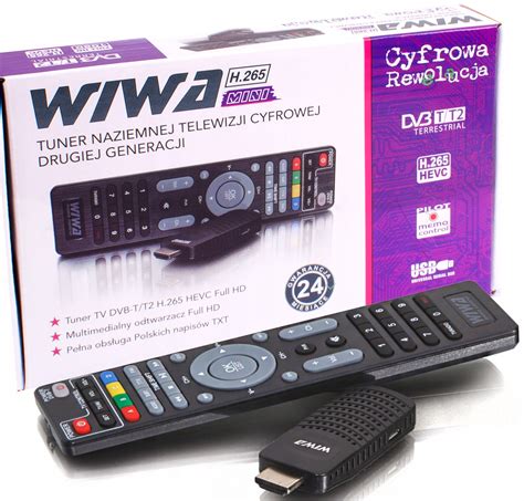 Tuner Dekoder Wiwa H 265 DVB T T2 HEVC MINI Sklep Opinie Cena W