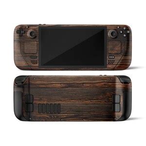 Oak Wood Steam Deck Skin Classic Wooden Design Brown Steamdeck Oled