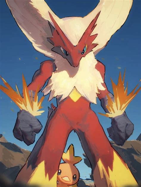 Torchic And Blaziken Pokemon Drawn By Arc Draws Danbooru