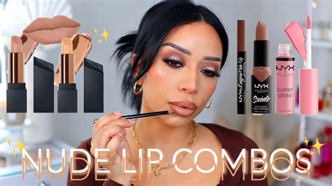 TOP 5 FAVORITE NUDE LIP COMBOS FOR WOC Affordable YouTube