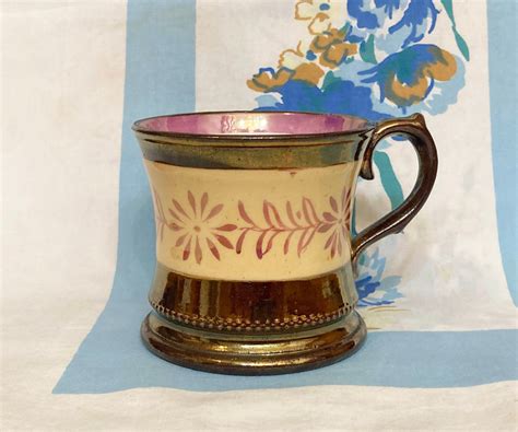 copper lusterware copper lusterware mug lusterware coffee etsy