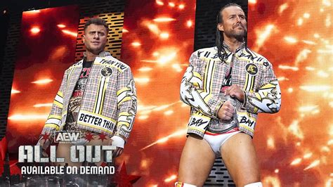 The Dynamic Duo MJF And Adam Cole S Grand Entrance At AEW All Out 2023