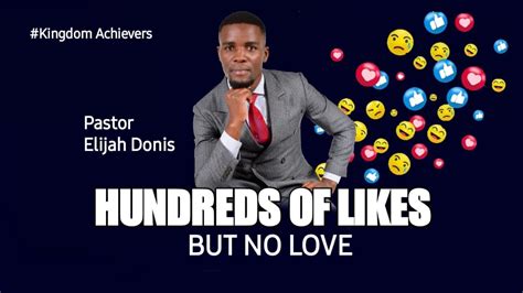 Evangelist Elijah K Donis Handred Of Likes But No Love