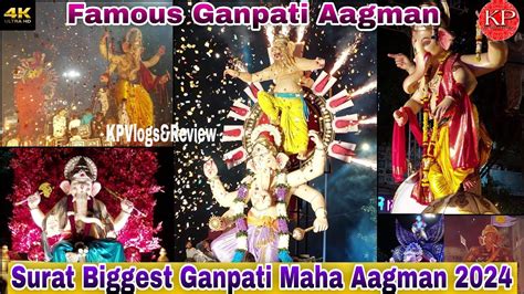 Surat Biggest Ganpati Bappa Maha Aagman Bhagal Parvat Patiya