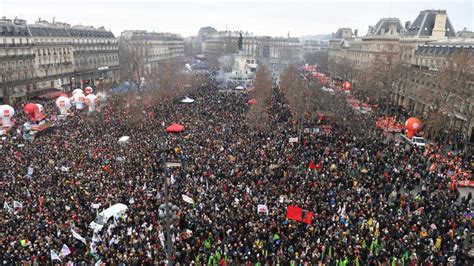 França Mais De 1 Milhão Saem às Ruas Contra Reforma Da Previdência Greve Tem Forte Adesão No País