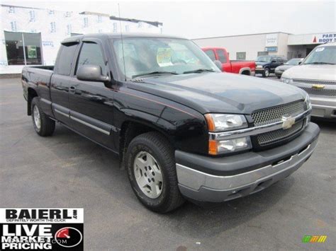 2005 Black Chevrolet Silverado 1500 Z71 Extended Cab 4x4 51855924