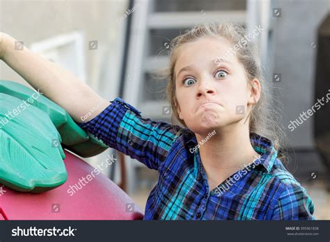 Young Girl Making Funny Faces Girl Stock Photo 395961838 Shutterstock