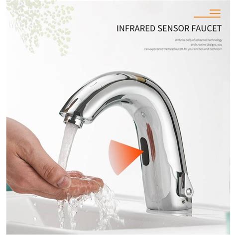 Luxury Basin Faucets Automatic Faucet Infrared Bathroom Sink Faucet