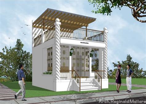 Proposed 2 Storey Mausoleum By Arch Reginald A Mallare Via Behance