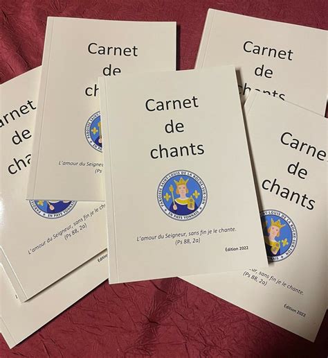 Les Nouveaux Carnets De Chants De La Paroisse Sont Arriv S