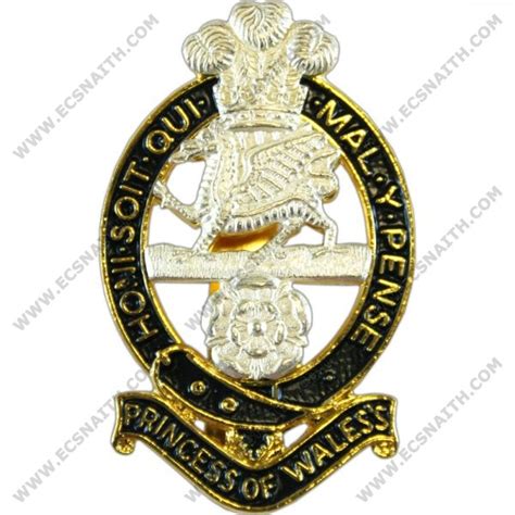 Princess Of Waless Royal Regiment Cap Badge No1 Dress Ecsnaith