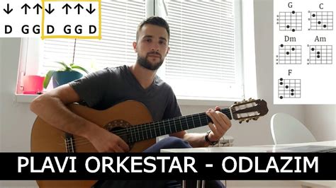 Plavi Orkestar Odlazim Lekcija Za Gitaru Ritam I Akordi Youtube