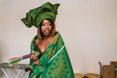 Sotho Wedding With The Bride In Green Seshweshwe - South African Wedding Blog | African ...