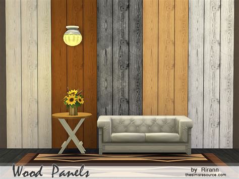 The Sims 4 Wood Walls Cc