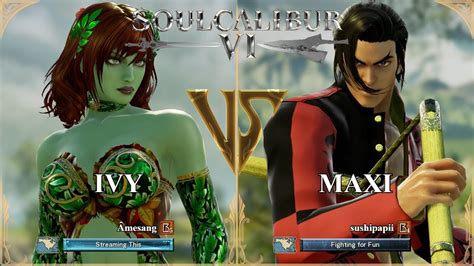 SoulCalibur VI Amesang Ivy VS Sushipapii Maxi Xbox Series X