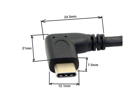 90 Degree Right Angled Usb C Usb 31 Type C Male To Female Extension Data Cable For Macbook