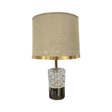 Gold Glass Stem Table Lamp Decor Lighting Affordable Luxury Living Interior Warehouse