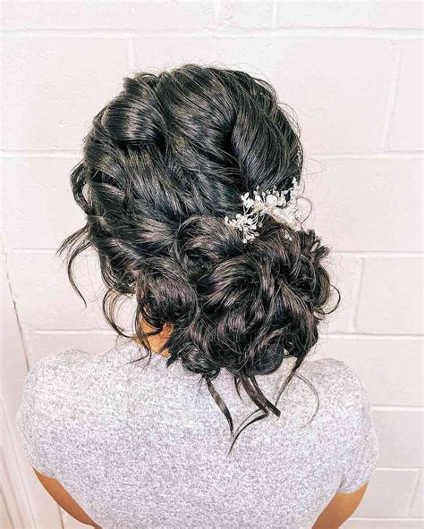 29 Curly Updos For Curly Hair See These Cute Ideas For 2019