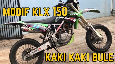 Modifikasi Klx Jadi Supermoto Total Biaya Youtube