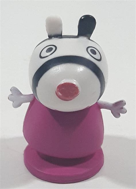 2003 ABD Peppa Pig Zoe Zebra 1 5/8" Tall Toy Figure – Treasure Valley Antiques & Collectibles