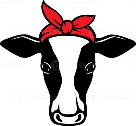 Cow Head With Bandana Png Icon 8513506 Png