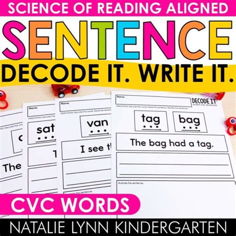 Cvc Words Decode And Read Decodable Sentences Worksheets