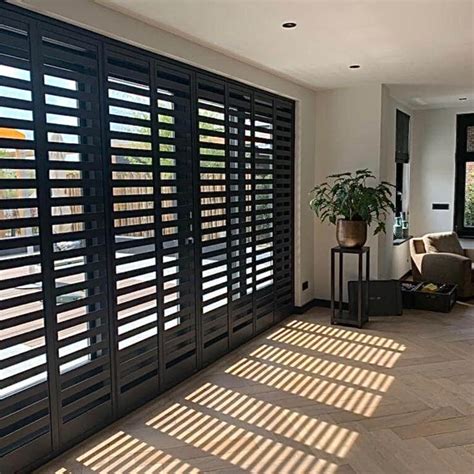 Unilux Fractions Aluminium Shutters Moderne Raambekleding Huis