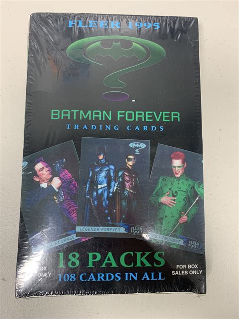 Fleer Batman Forever Trading Card Box Sealed Froggers House Of Cards