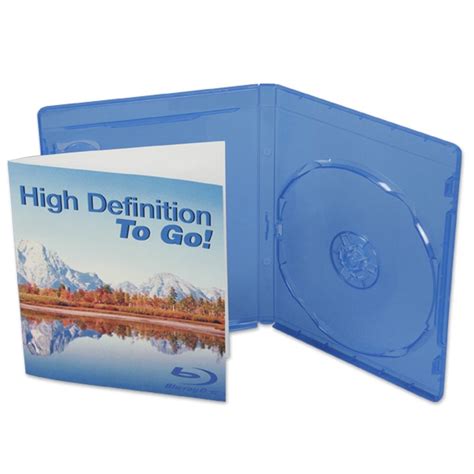 Blu Ray Case Inserts Gloss Matte 4 Panel CDROM2GO