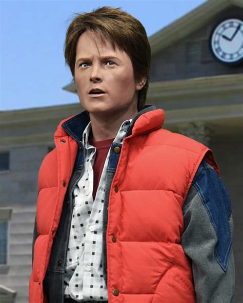 Marty McFly Puffer Vest Back To The Future Marty Vest