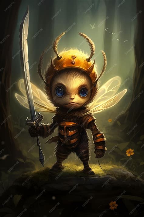 Premium Photo Sparkling Eyes The Adventures Of A Cute Anthro Bug With