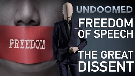 Freedom Of Speech The Great Dissent Youtube