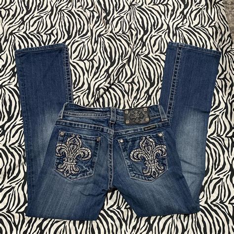 Miss Me Jeans Lowrise Boot Cut Size 26 Super Cute Depop