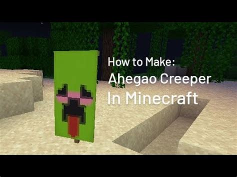 How To Make Ahegao Creeper Banner In Minecraft YouTube