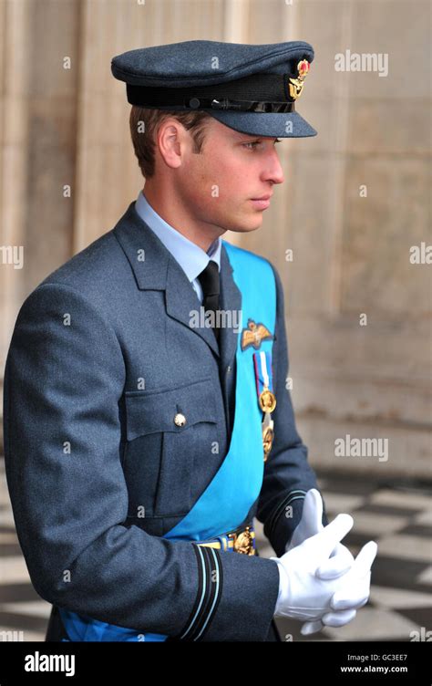 Prince William Wearing His Raf Uniform At St Pauls Cathedral In